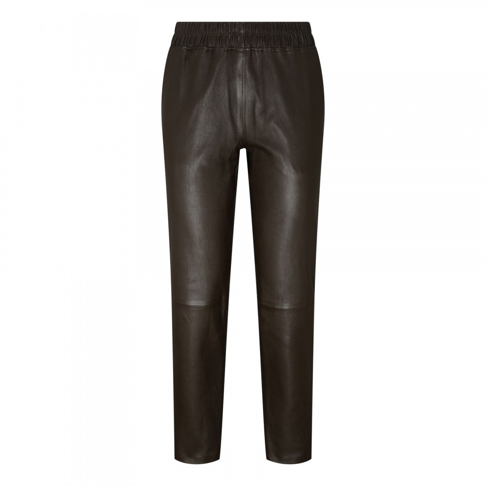 Jardin brown leather pants