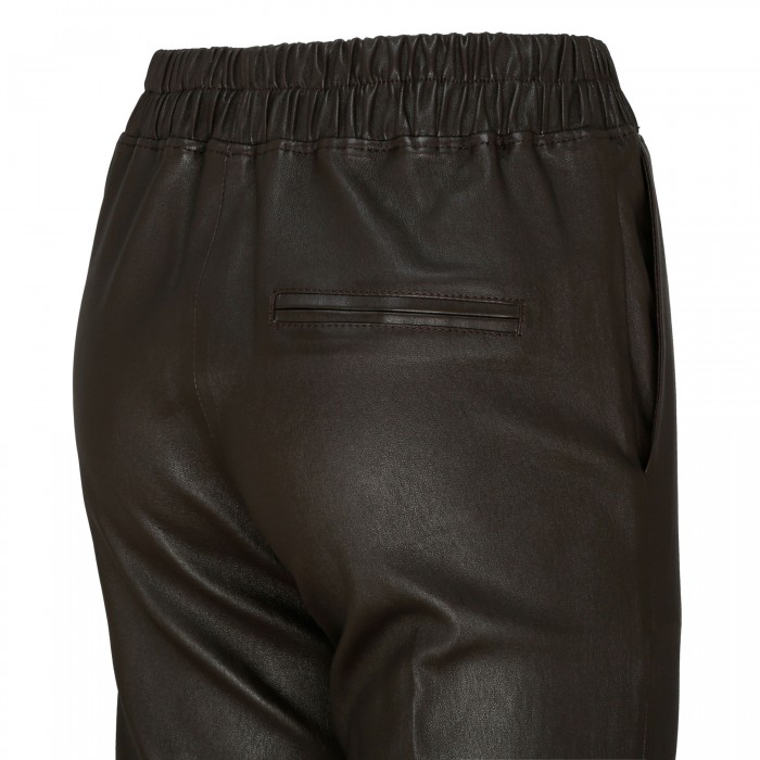 Jardin brown leather pants