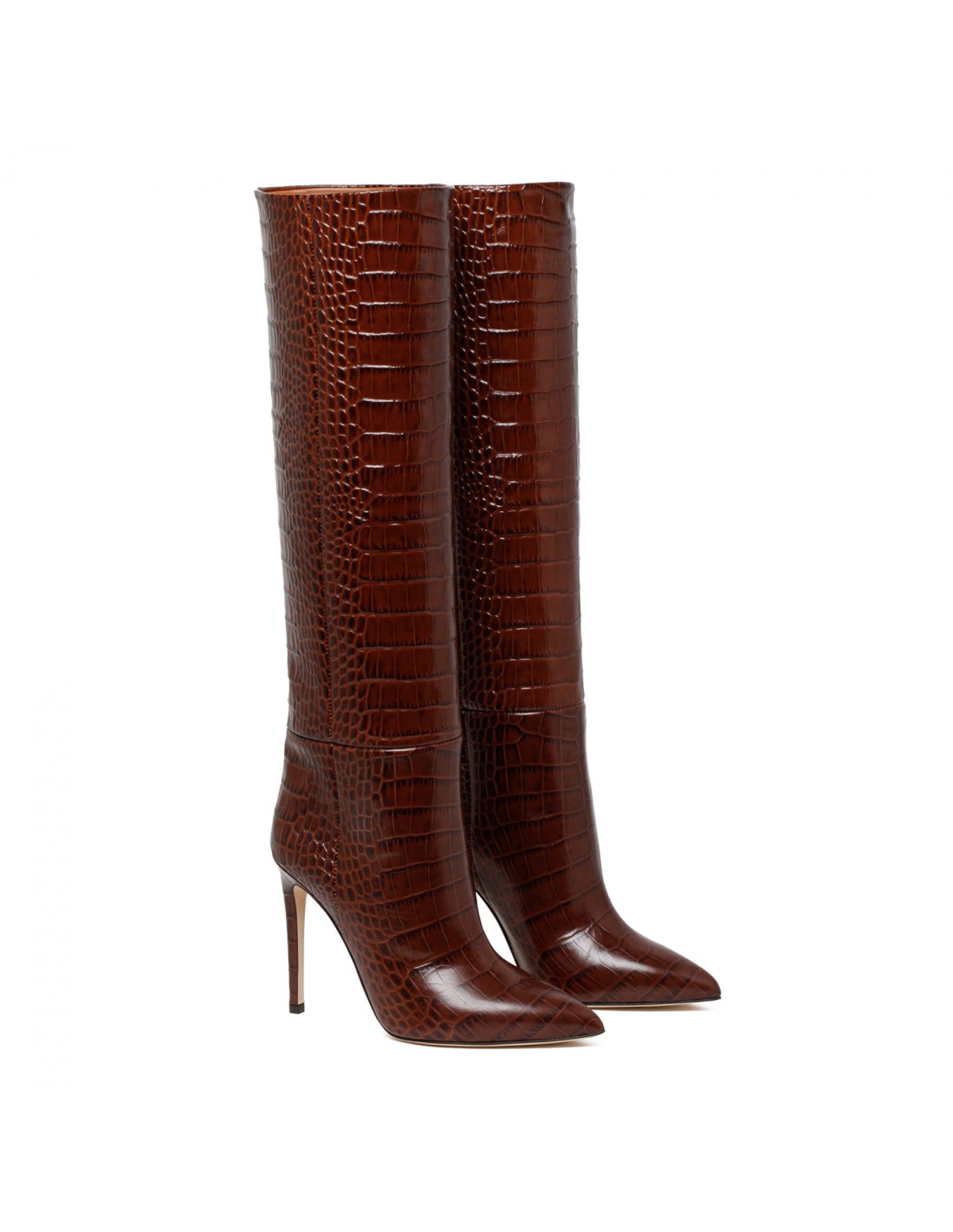 Stiletto brown boots