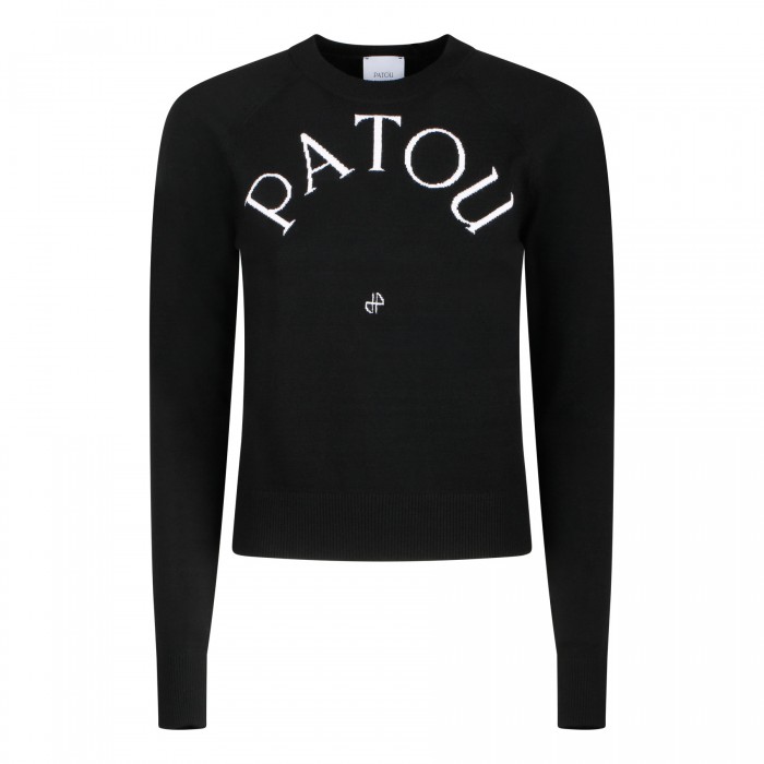 Logo jacquard sweater