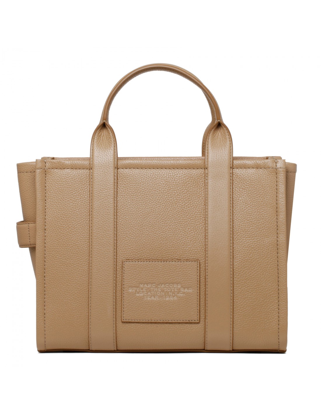 The leather medium tote bag