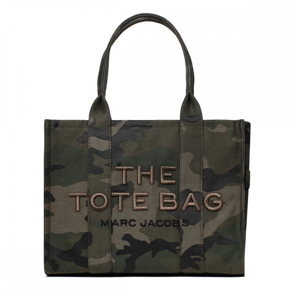 The Camo Jacquard large tote bag