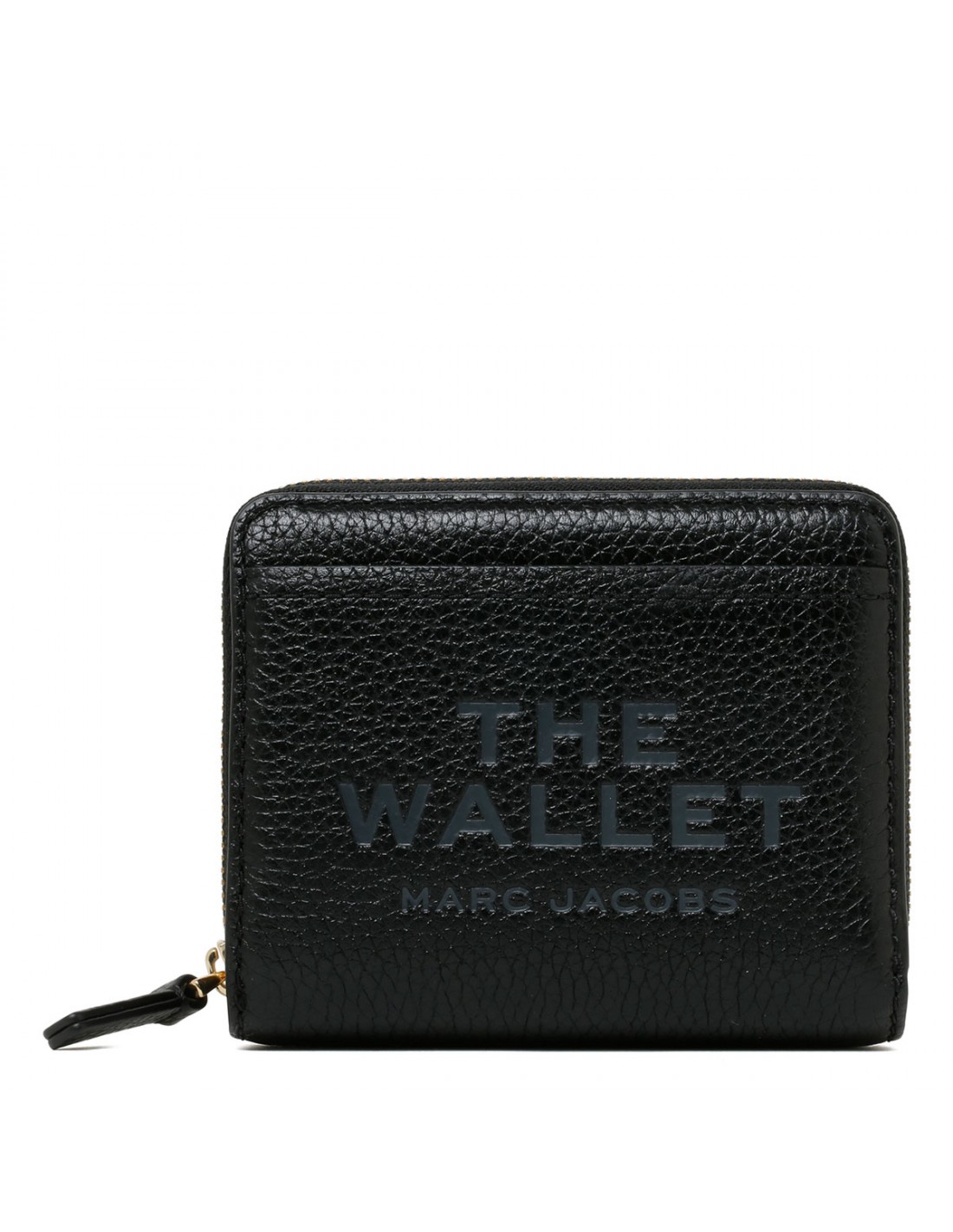 The leather mini compact wallet