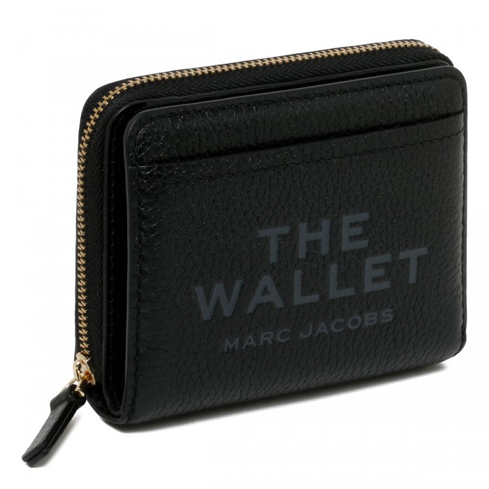 The leather mini compact wallet