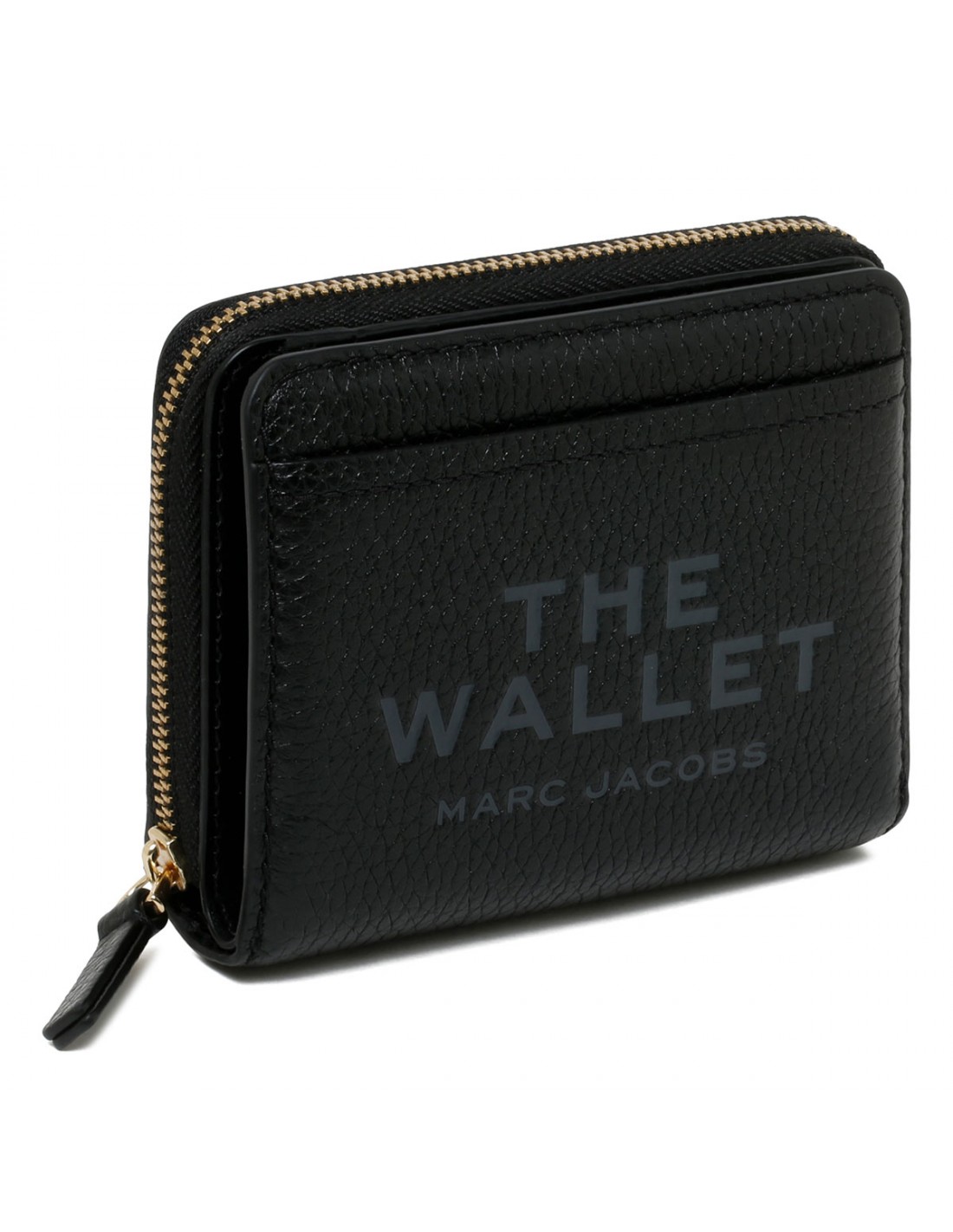 The leather mini compact wallet