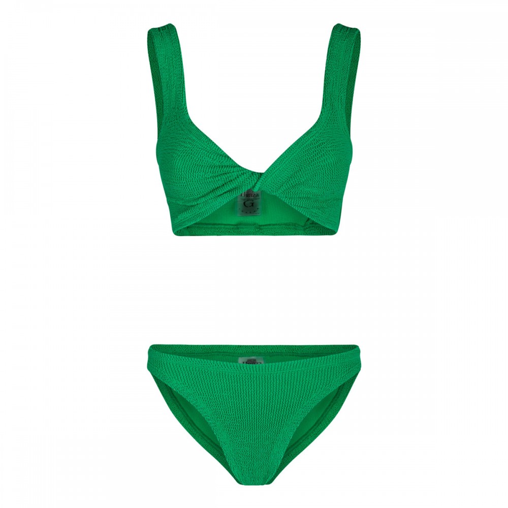 Juno emerald green bikini set