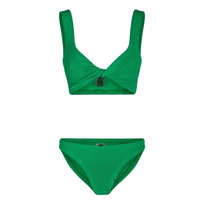 Juno emerald green bikini set