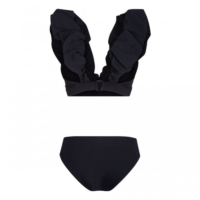 Palazzo black bikini set