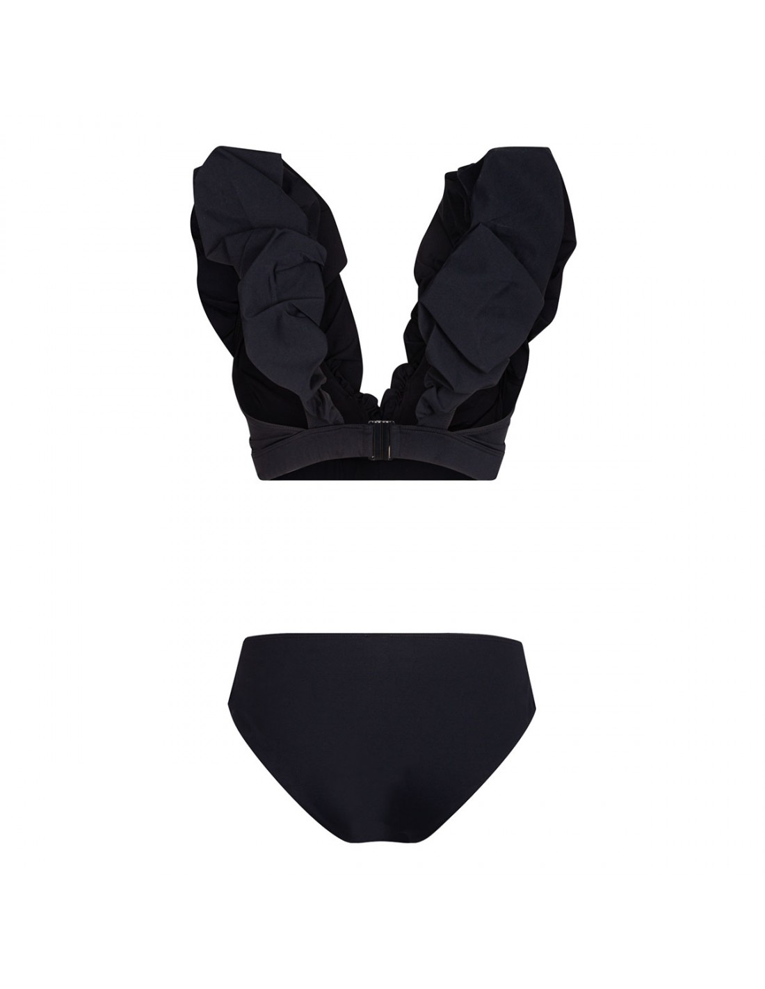 Palazzo black bikini set