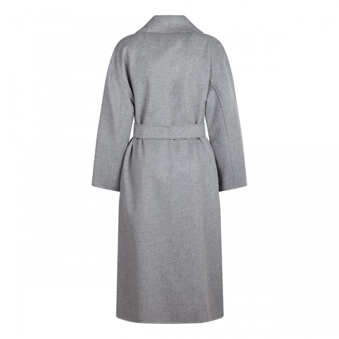 Olanda light gray wool coat