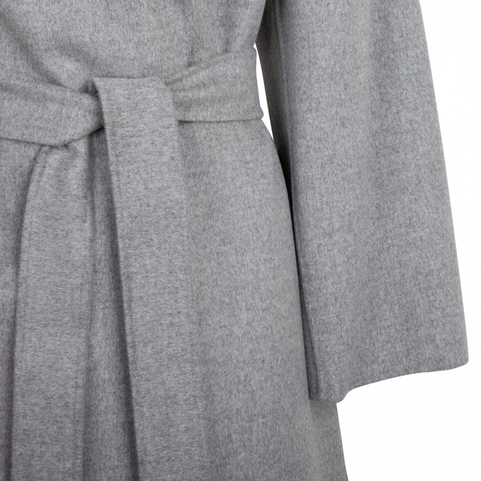 Olanda light gray wool coat