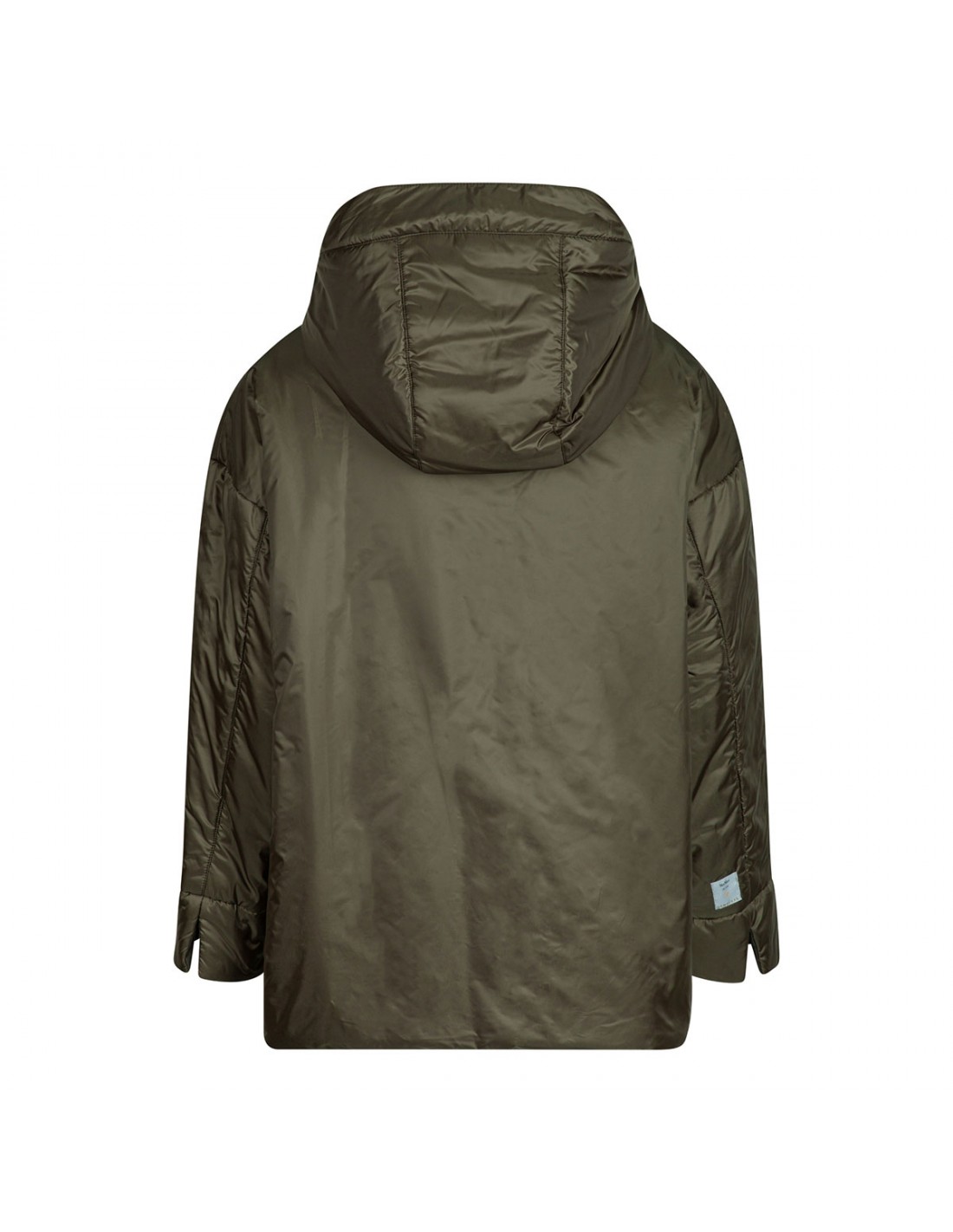 Water-resistant canvas hooded jacket