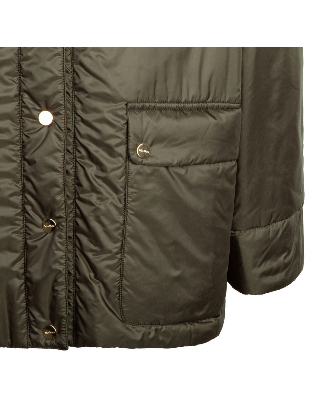 Water-resistant canvas hooded jacket