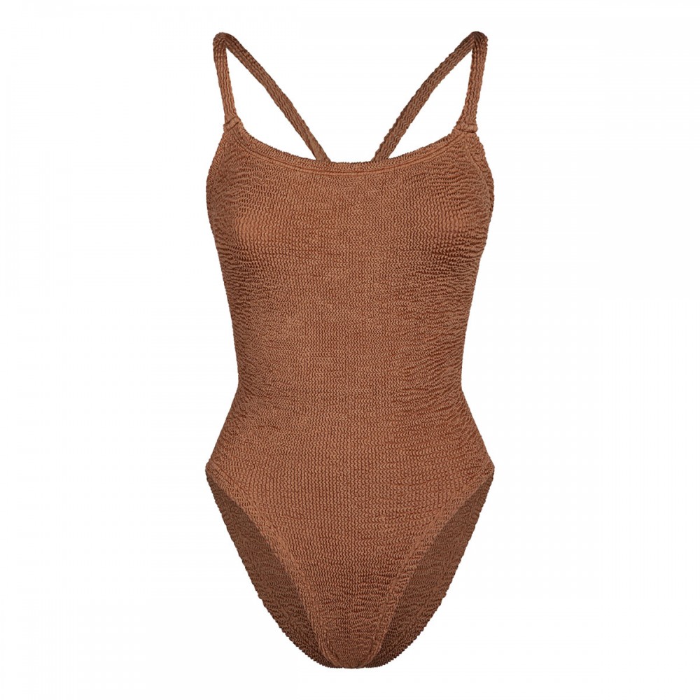 Bette metallic cocoa swimsuit