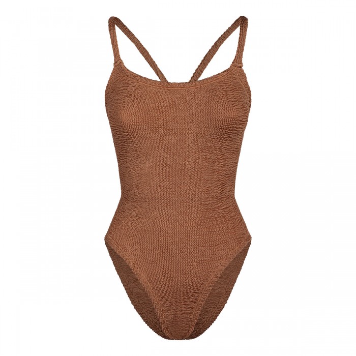 Bette metallic cocoa swimsuit