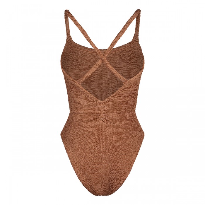 Bette metallic cocoa swimsuit