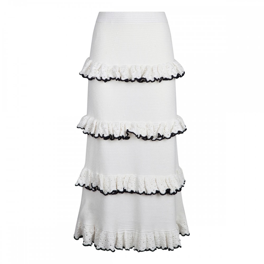 Halliday Scallop Frill Skirt