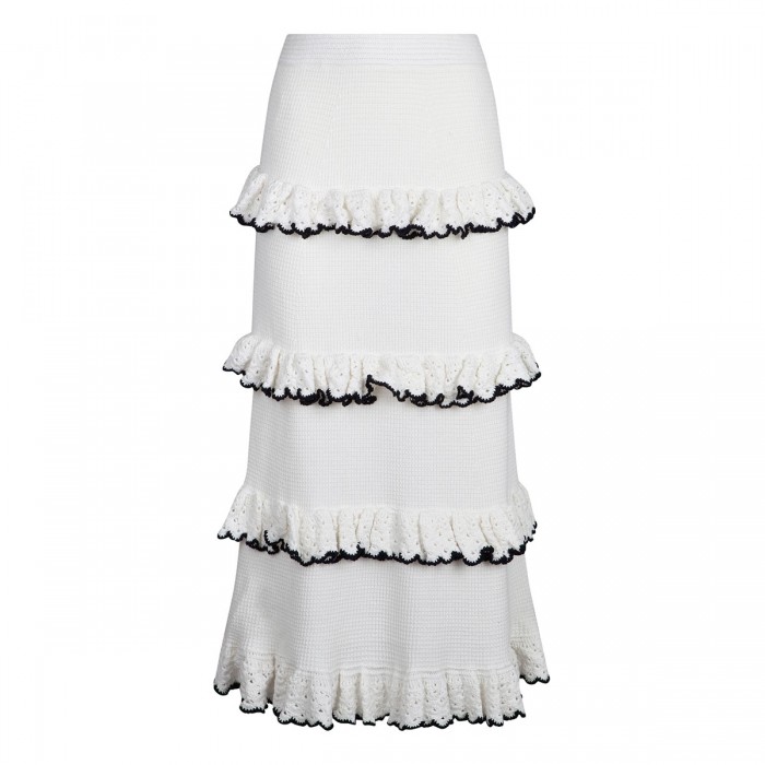 Halliday Scallop Frill Skirt