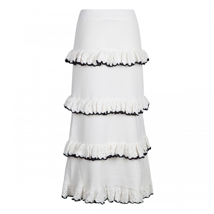 Halliday Scallop Frill Skirt