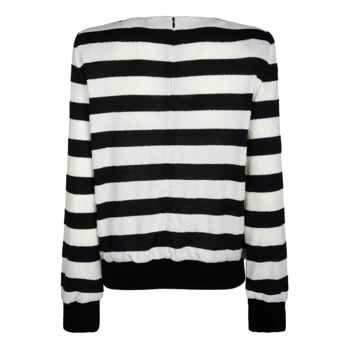 Black and white mariniere sweater