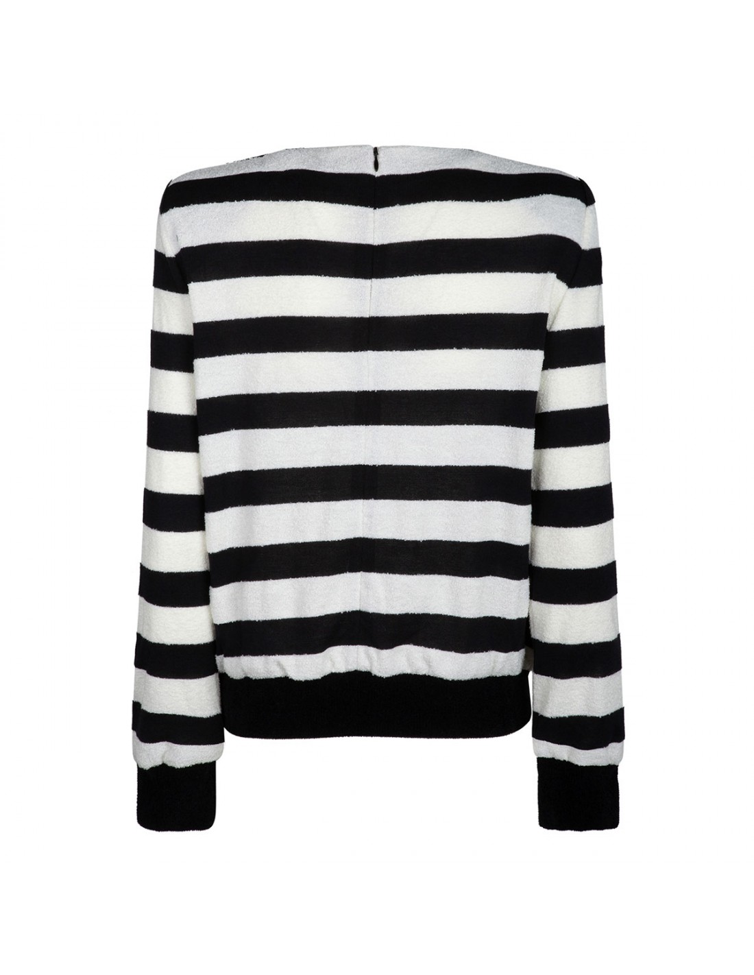 Black and white mariniere sweater