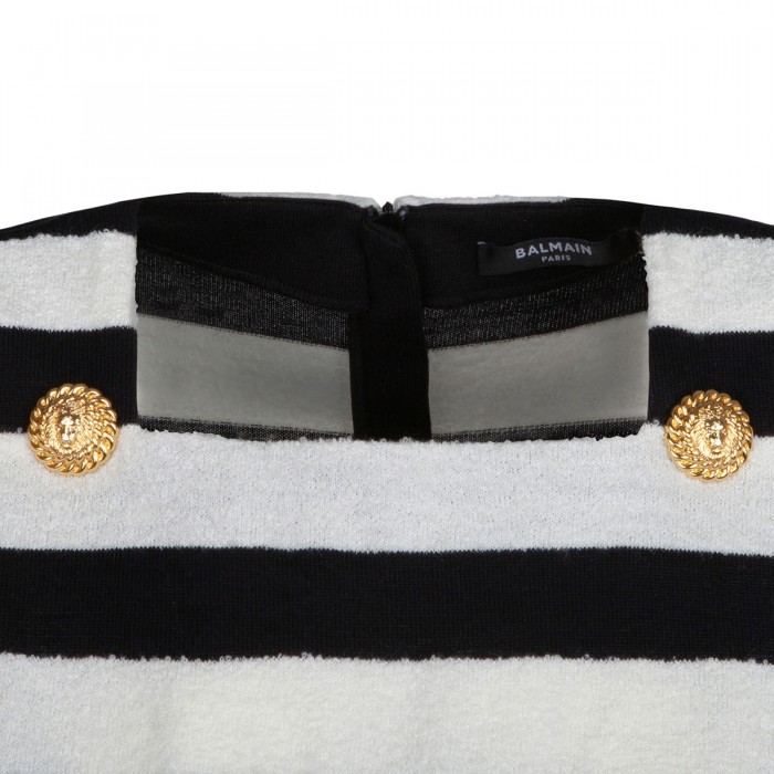 Black and white mariniere sweater