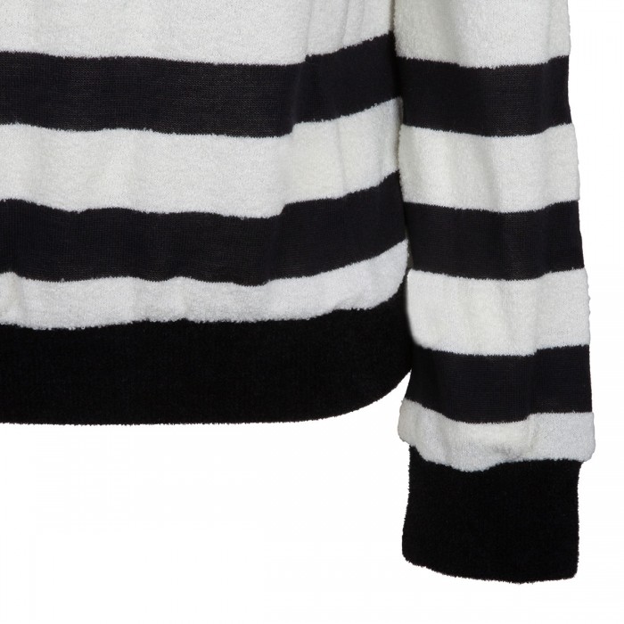 Black and white mariniere sweater