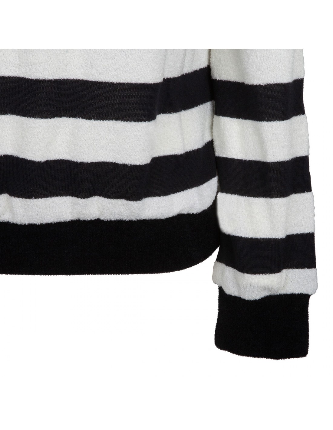 Black and white mariniere sweater