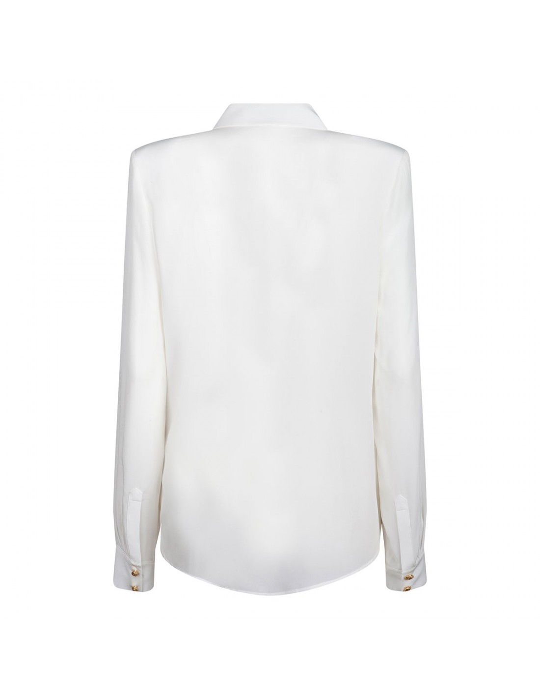 White crepe de chine shirt