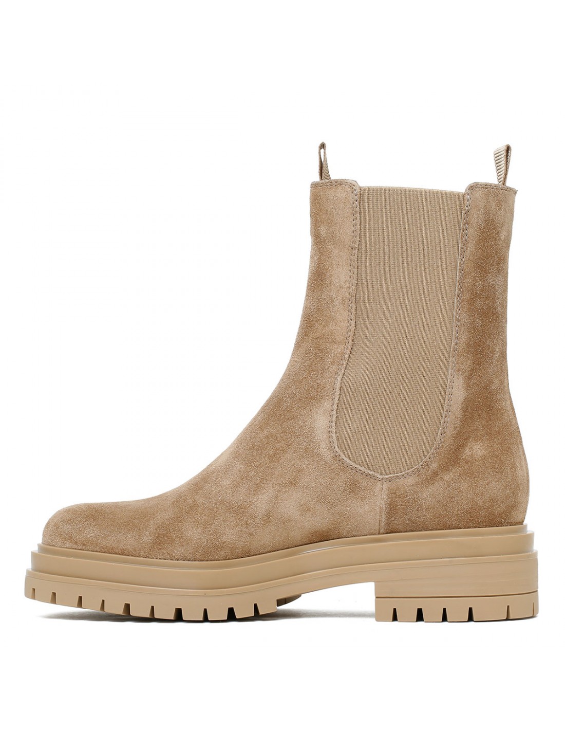 Chester camel hue suede booties