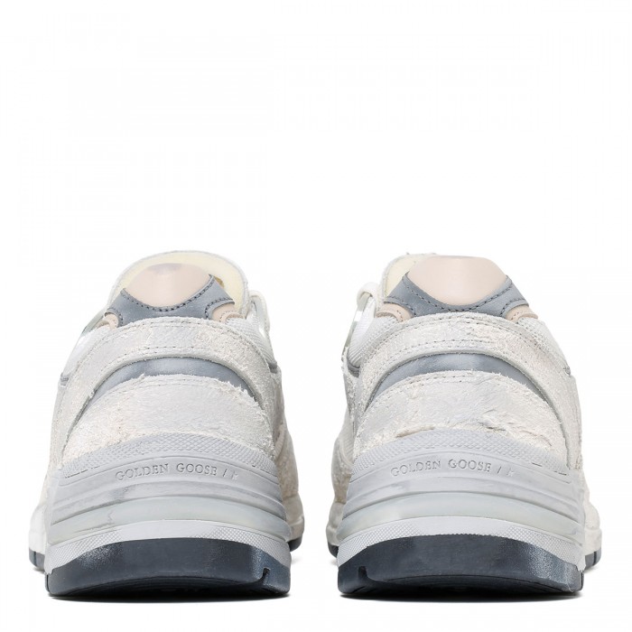 DadStar white and silver sneakers