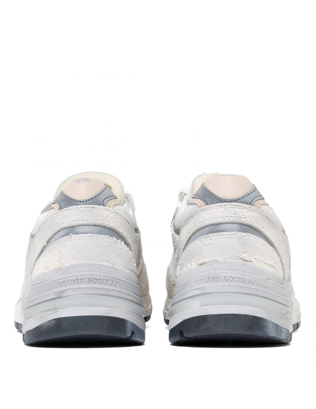 DadStar white and silver sneakers