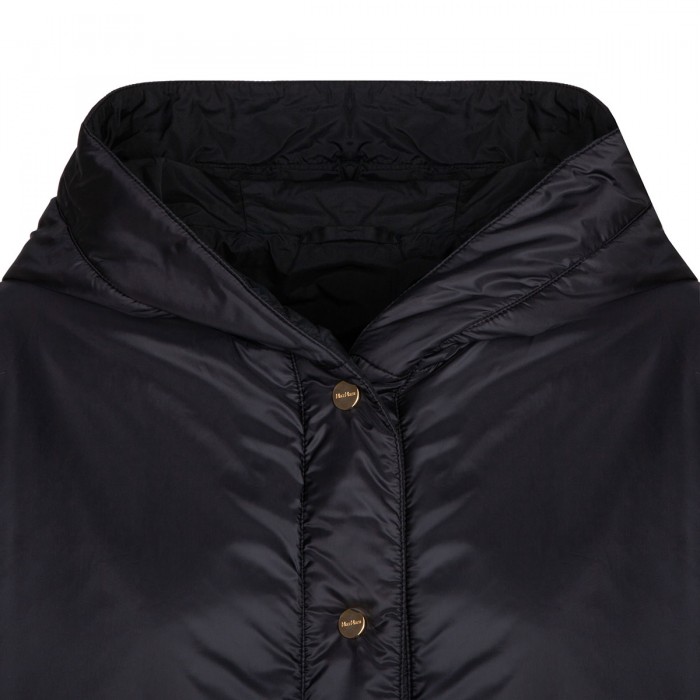 Water-resistant canvas hooded jacket