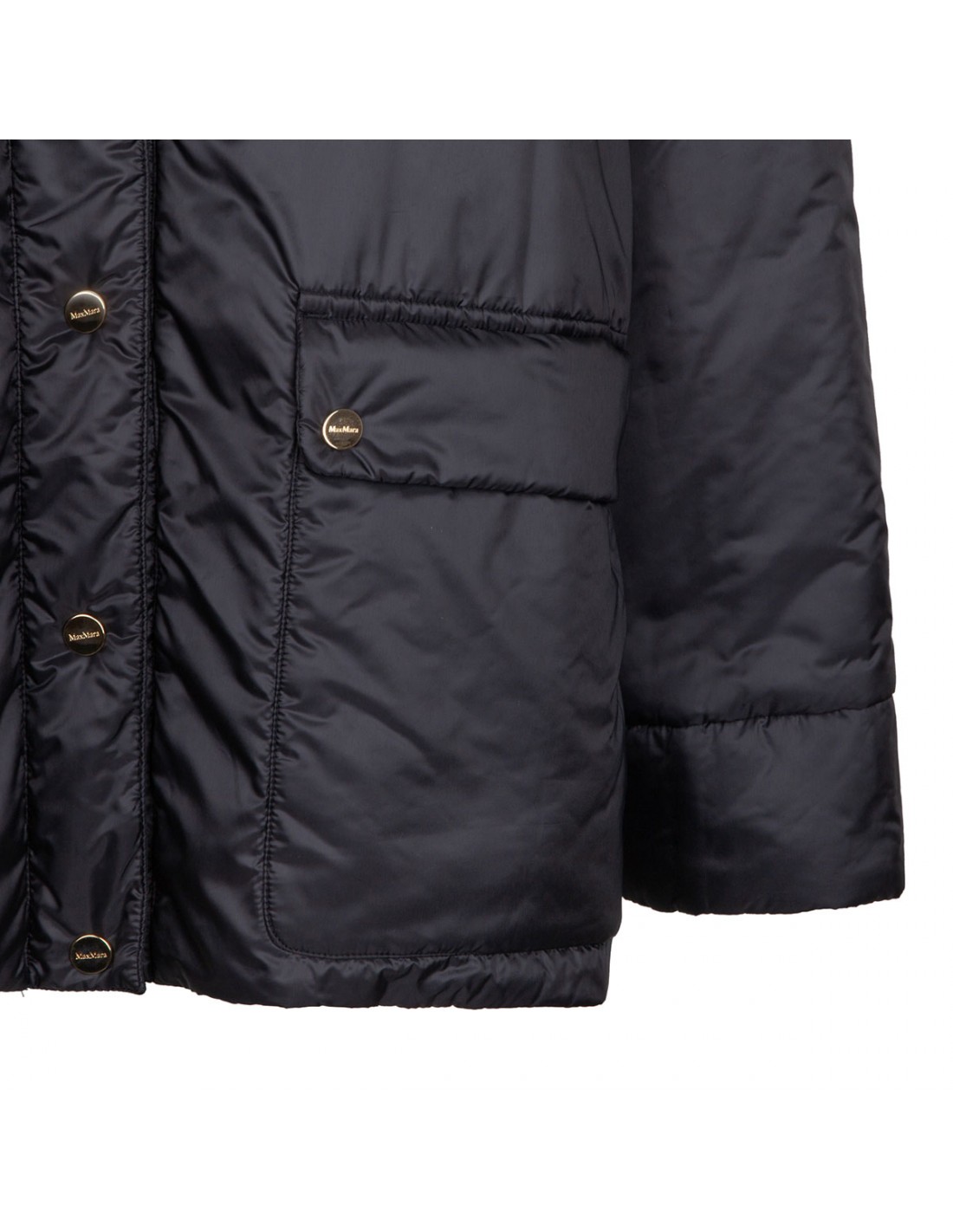 Water-resistant canvas hooded jacket