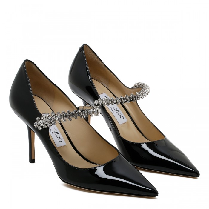 Bing 85 black patent pumps