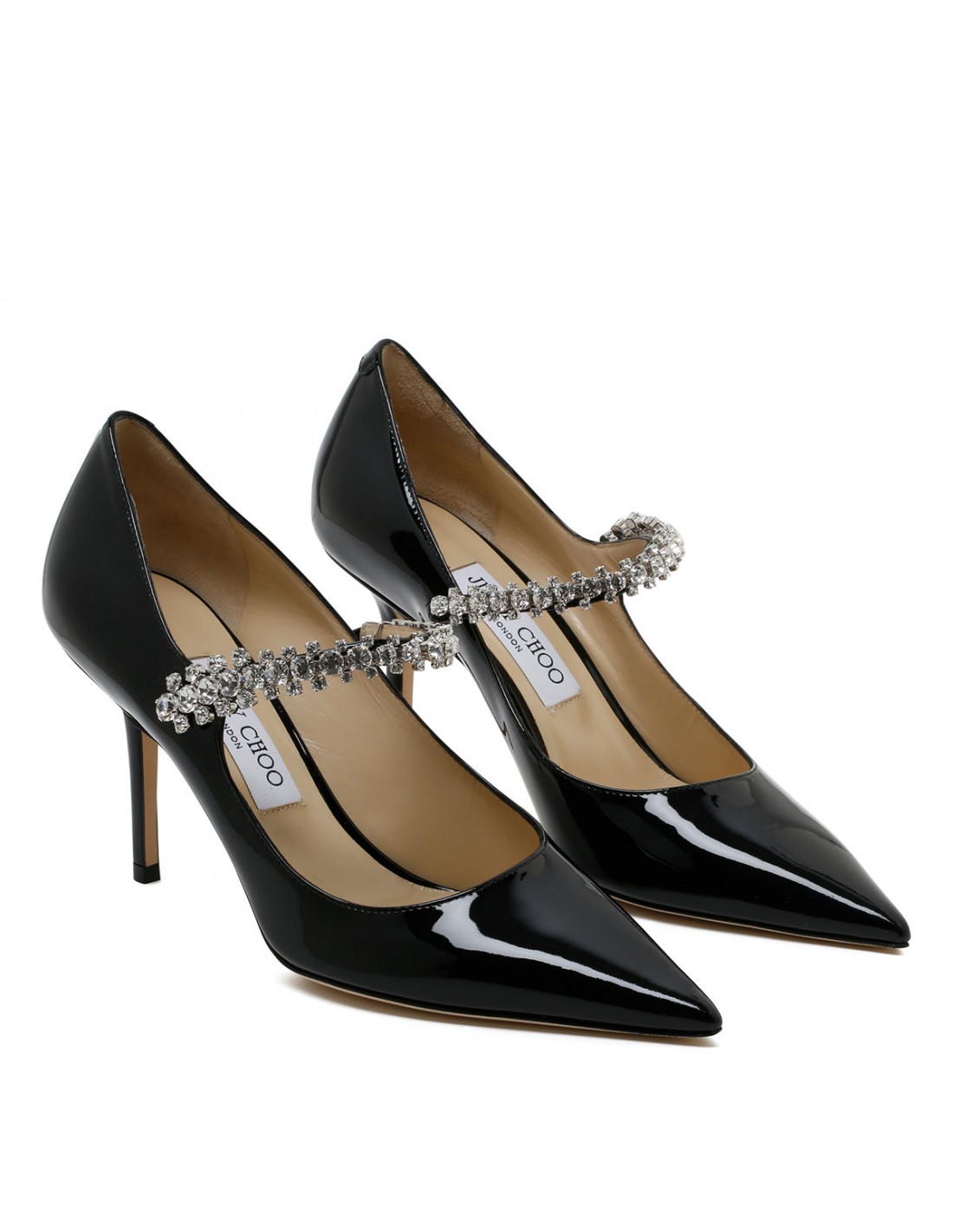 Bing 85 black patent pumps