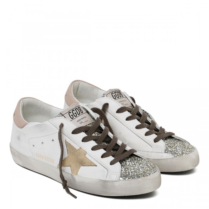 SuperStar glittery toe sneakers