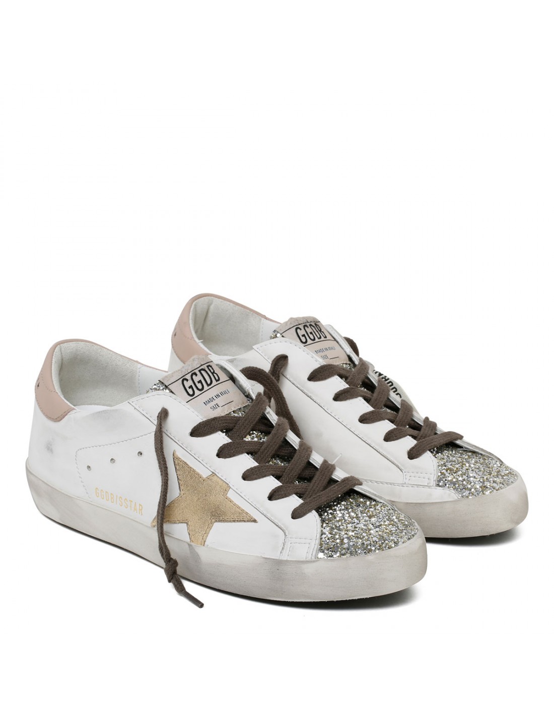 SuperStar glittery toe sneakers