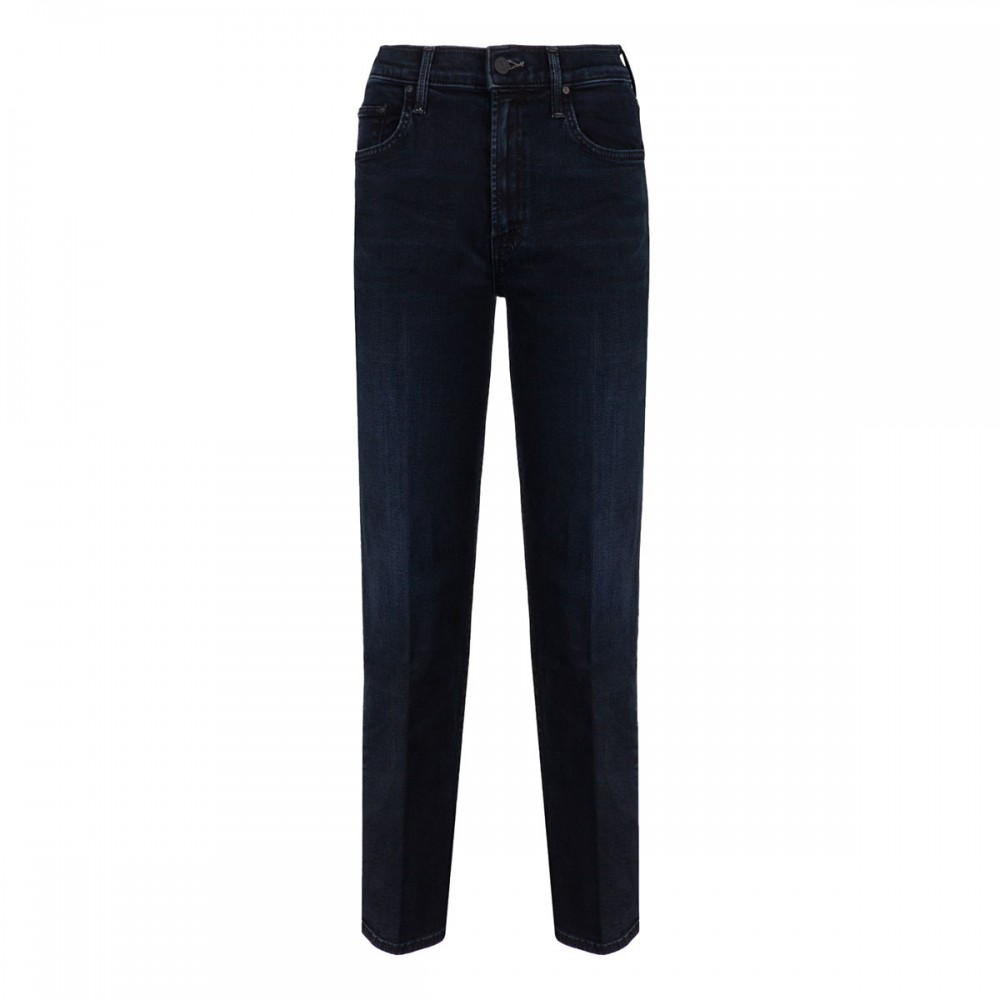 The Mid Rise Rambler zip ankle jeans