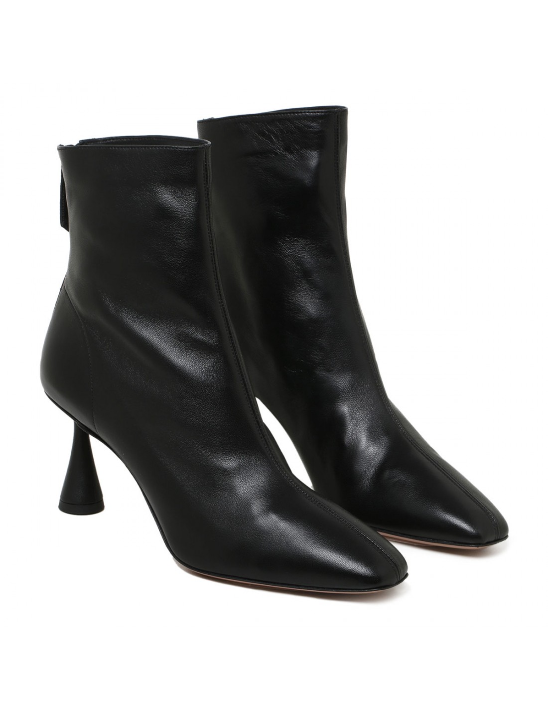 Amore 75 black booties