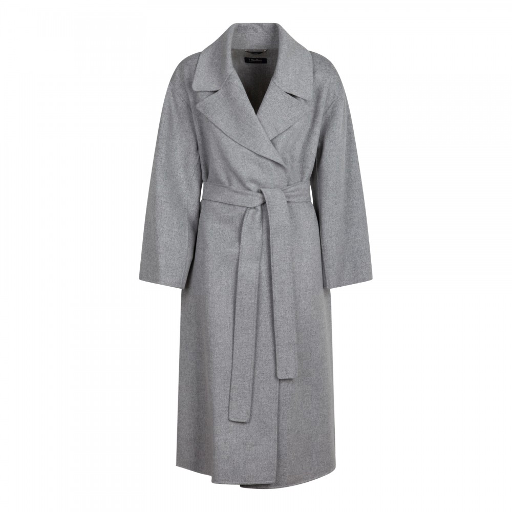 Olanda light gray wool coat