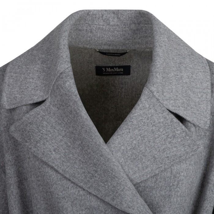 Olanda light gray wool coat