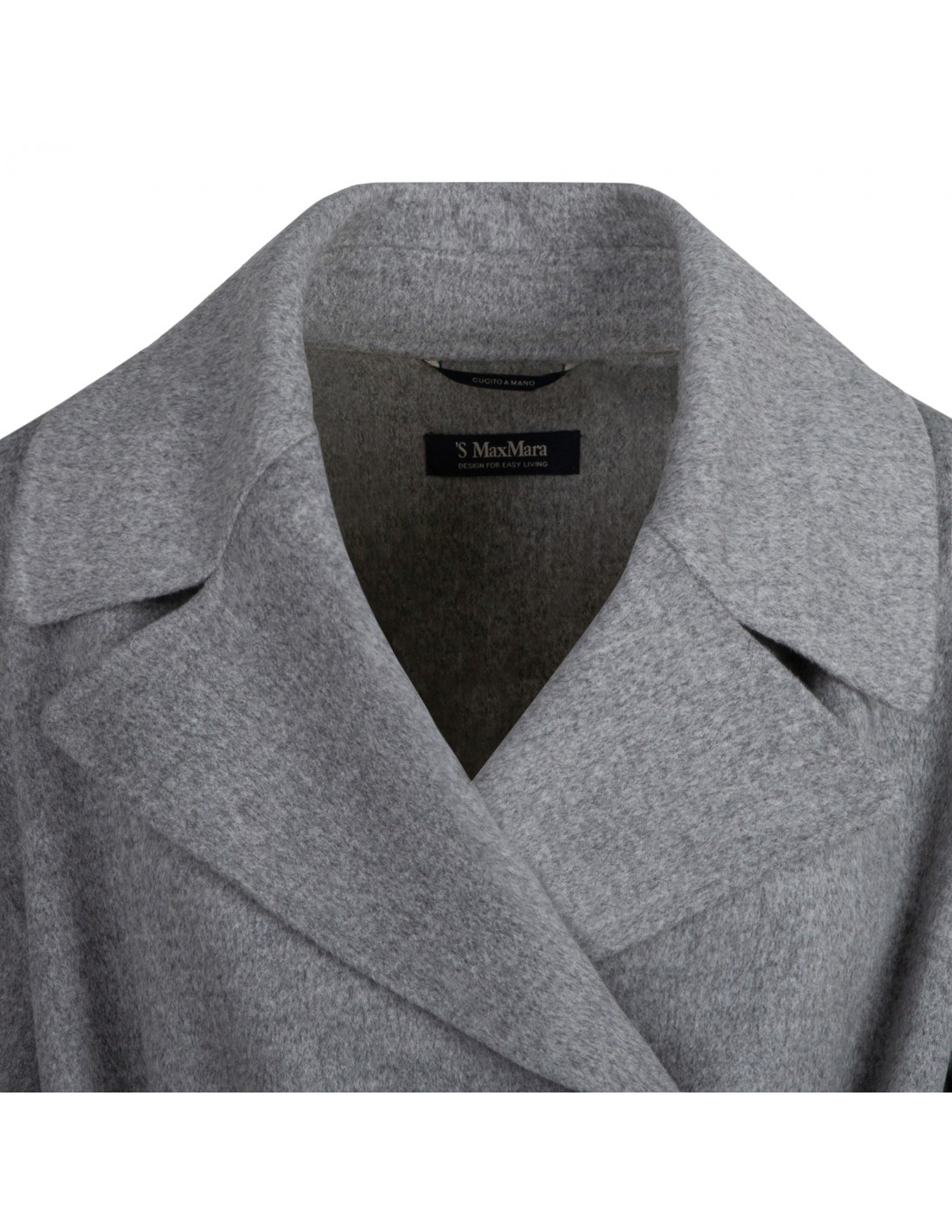 Olanda light gray wool coat