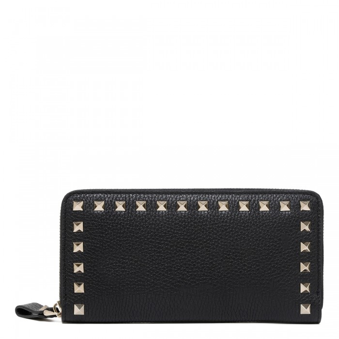 Rockstud zip around wallet