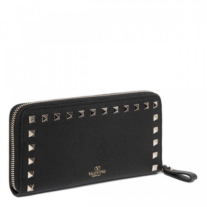 Rockstud zip around wallet