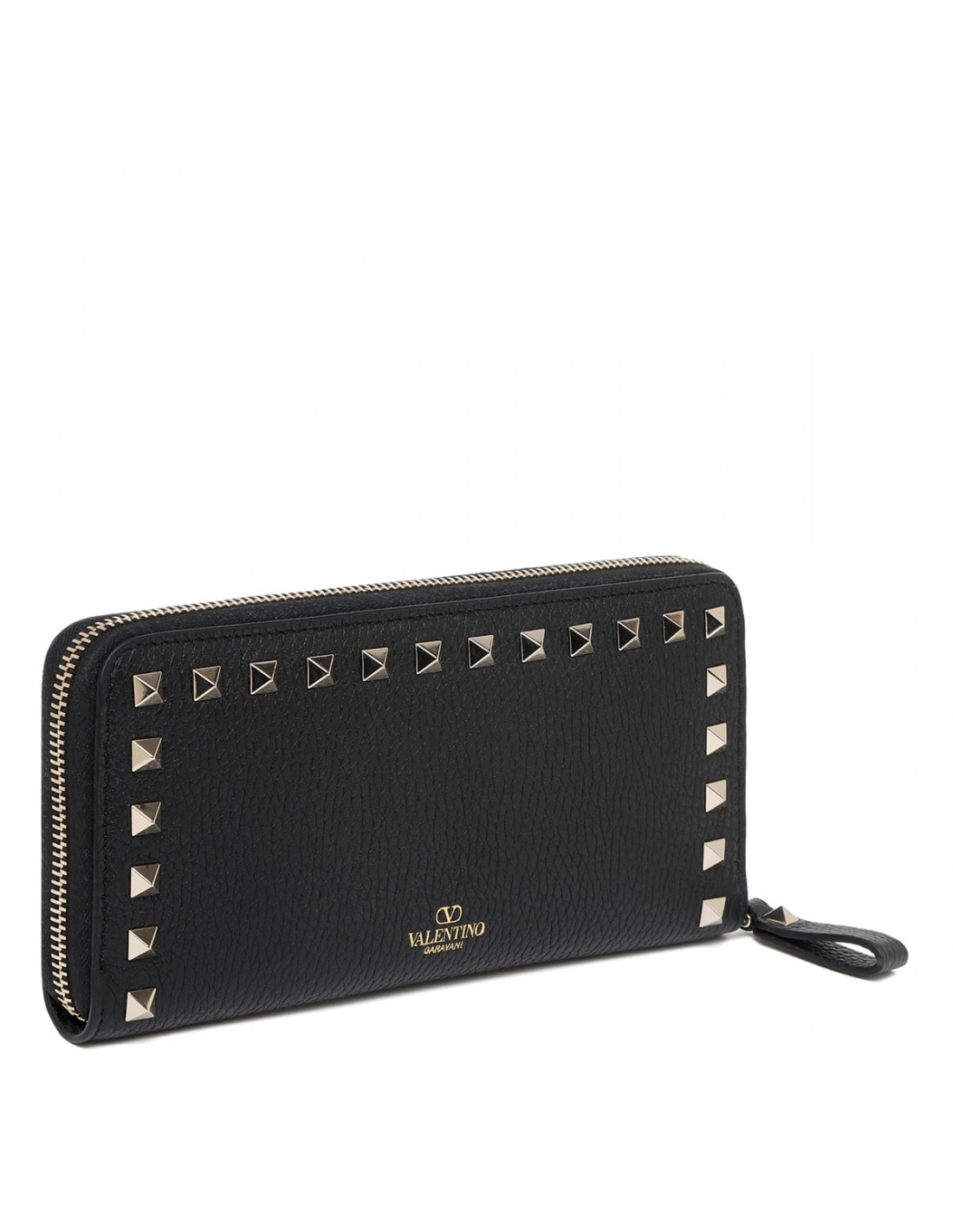 Rockstud zip around wallet