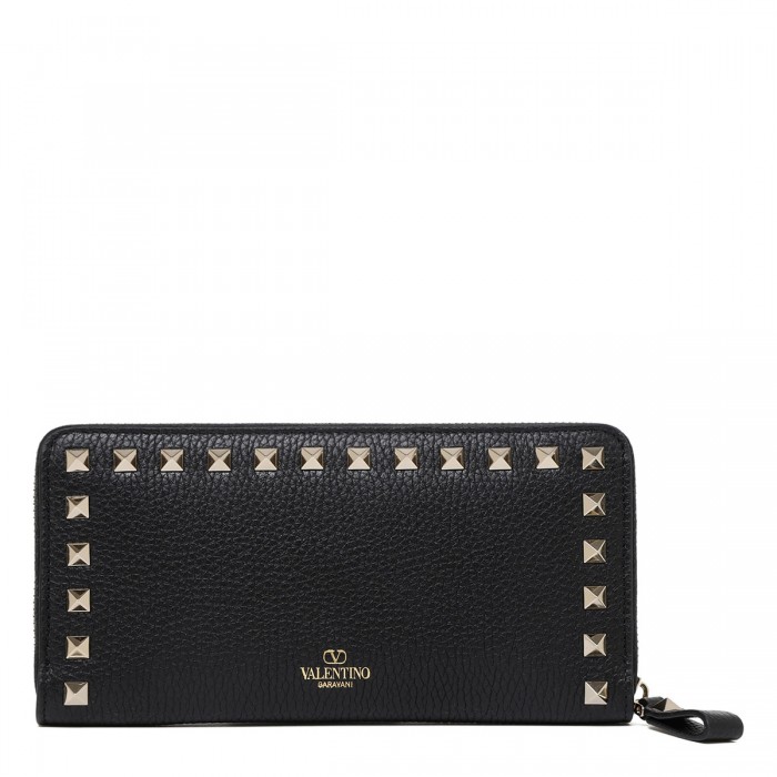 Rockstud zip around wallet