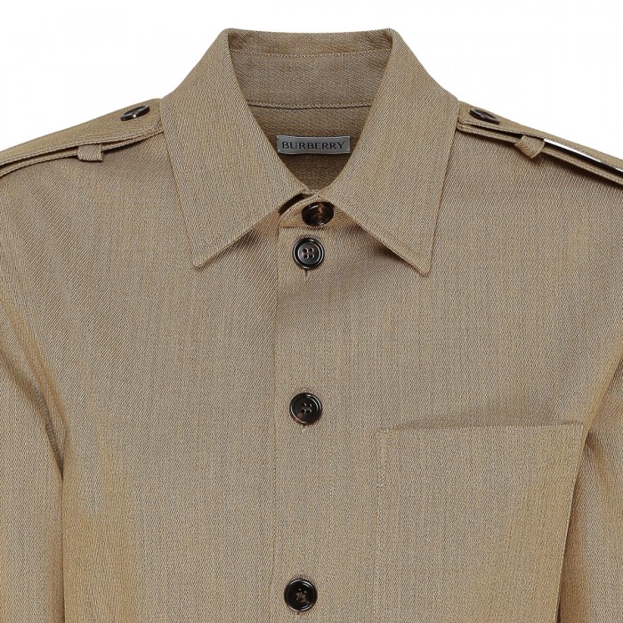 Wool safari shirt