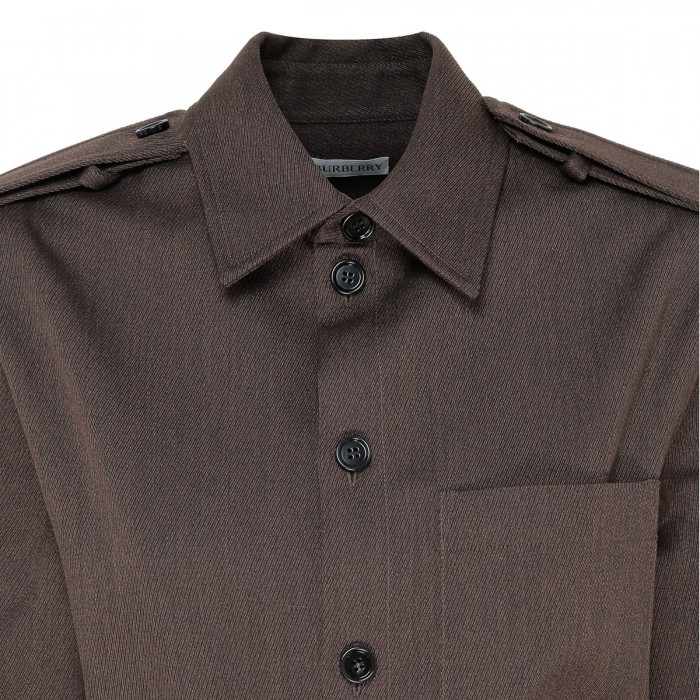 Wool safari shirt