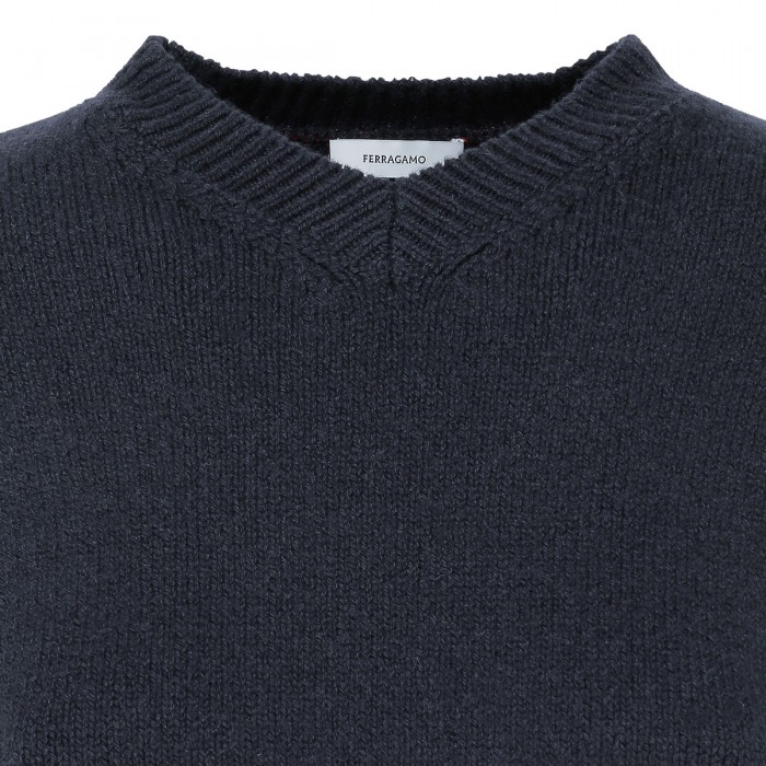 Navy layered sweater